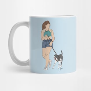 Walking the dog Mug